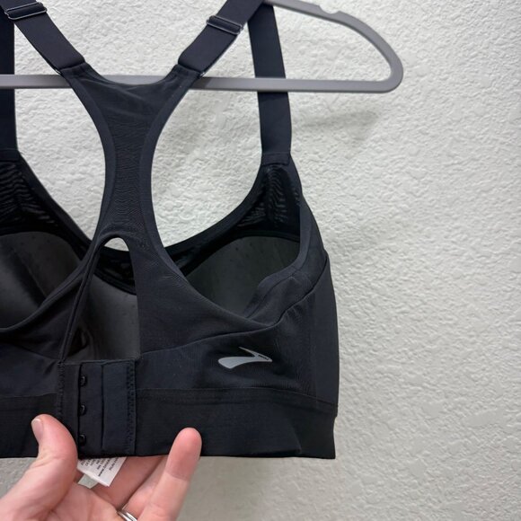 Brooks Dare Racerback DriLayer Black Active Sports Bra 350073 Womens size 34F - Picture 6 of 7